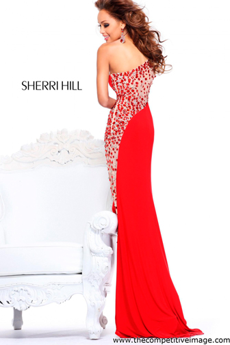 prom dress, sherri hill